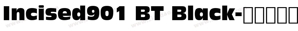 Incised901 BT Black字体转换